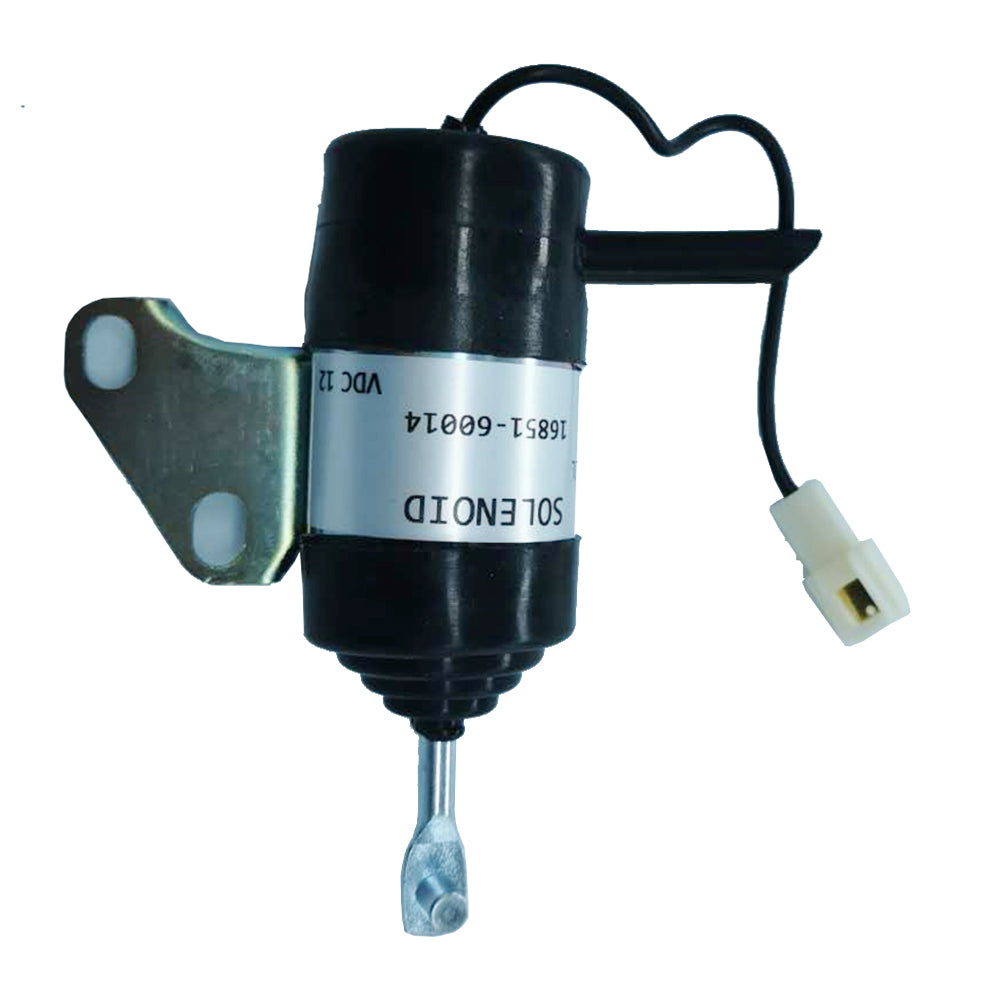 12V 16851-60014 Stop Solenoid for Kubota Tractor BX2350D BX24D BX25 G2160 GR2100 GR2110 RTV900R RTV900T