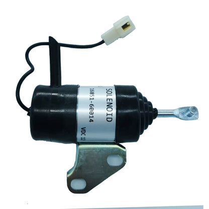 12V 16851-60014 Stop Solenoid for Kubota Tractor BX2350D BX24D BX25 G2160 GR2100 GR2110 RTV900R RTV900T