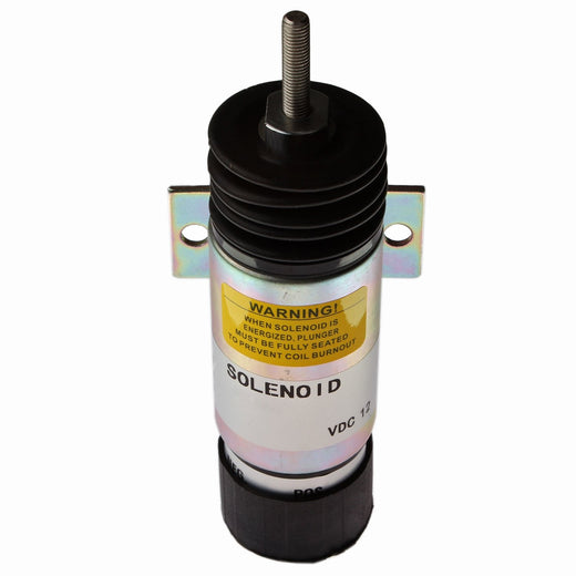 12V 2 Speed Stop Solenoid 1001118582 for Kubota Engine JLG Lift 340AJ 330LRT 430LRT 530LRT - KUDUPARTS