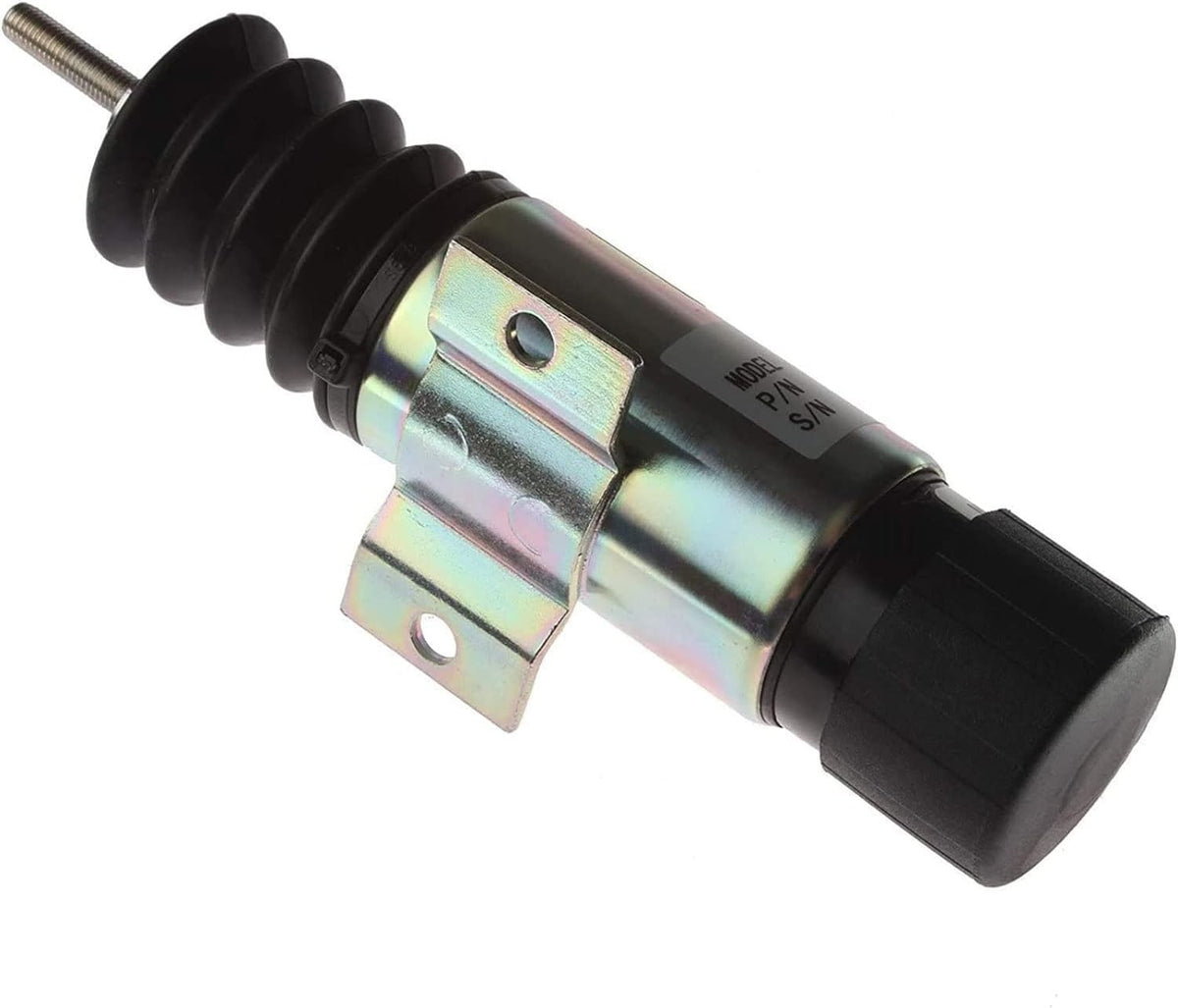 12V 2 Speed Stop Solenoid 1001118582 for Kubota Engine JLG Lift 340AJ 330LRT 430LRT 530LRT - KUDUPARTS