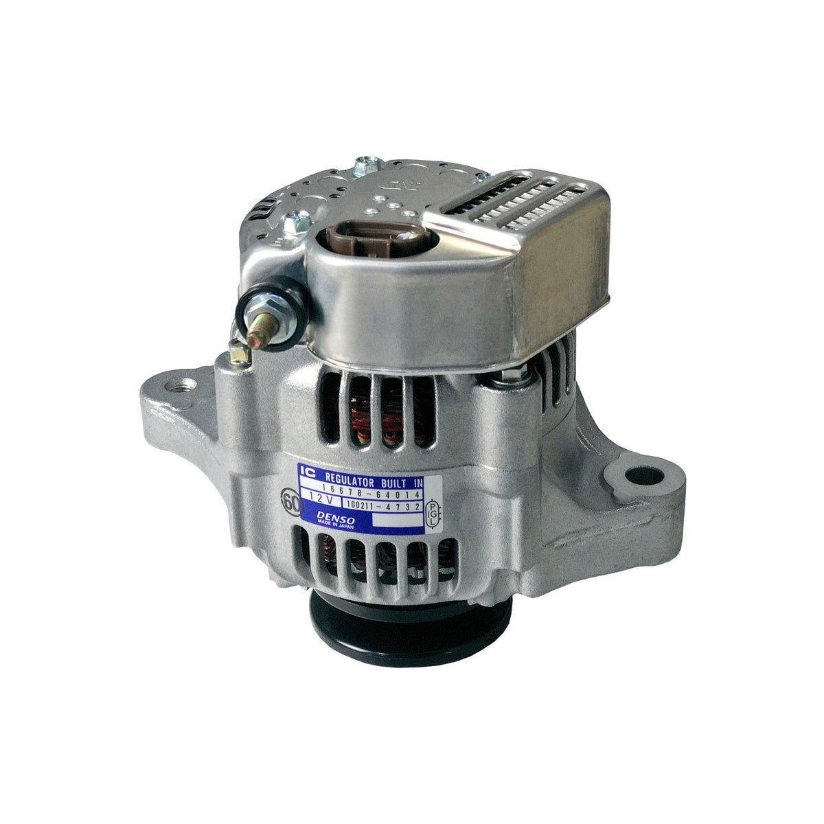 12V 55A Alternator 16615-64014 for Kubota Engine 05 SM WG Series V1505 D902 D1005 D1105 - KUDUPARTS