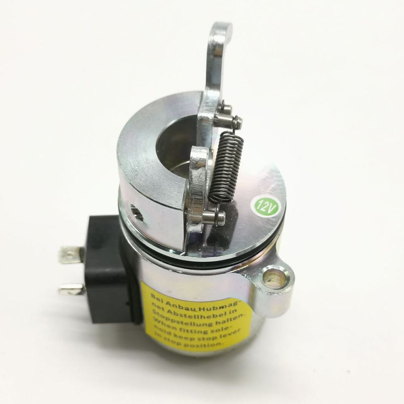 12V Fuel Shut Off Solenoid 4270581 04175714 For Deutz 1011 Case 360 F4L1011F Ship to US - KUDUPARTS