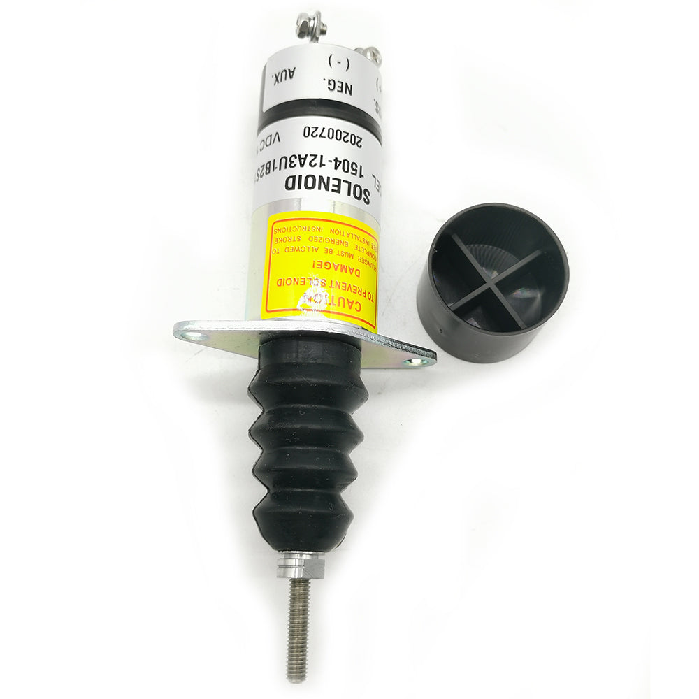 12V Fuel Shutoff Solenoid AM108771 AM108772 for John Deere Lawn Tractor 425 430 445 455 GT242 LX172 LX173 LX176 LX178 LX186 LX188