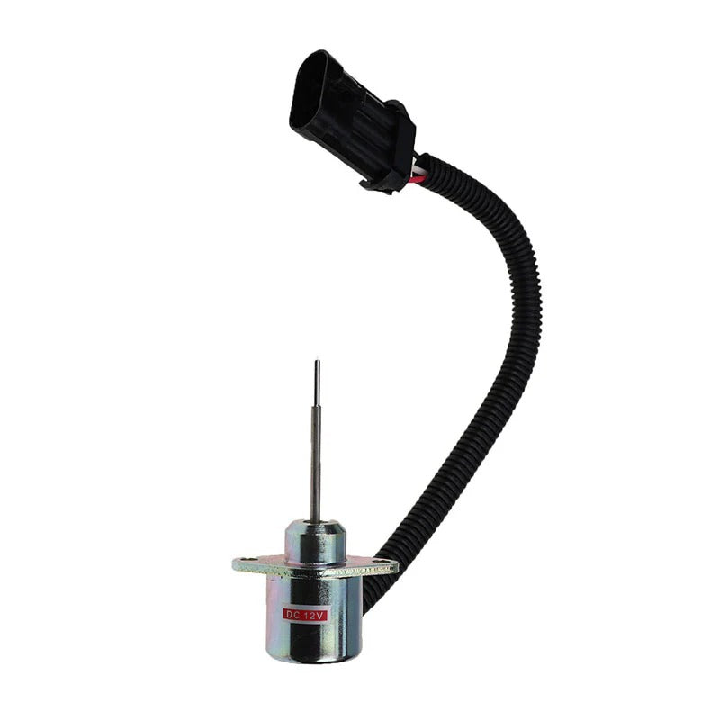 12V Fuel Stop Solenoid 1503ES-12A5SUC9S SA-4298-T for Woodward Kubota Engine V2203 - KUDUPARTS