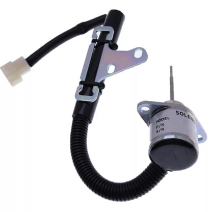 Solenoide de apagado de 12 V 102799601CC para motor Kubota D722, vehículo utilitario Bobcat 2200, 2200S y 2300
