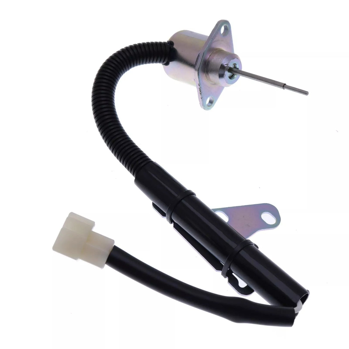 12V Shutoff Solenoid 102799601CC for Kubota Engine D722 Bobcat Utility Vehicle 2200 2200S 2300 - KUDUPARTS