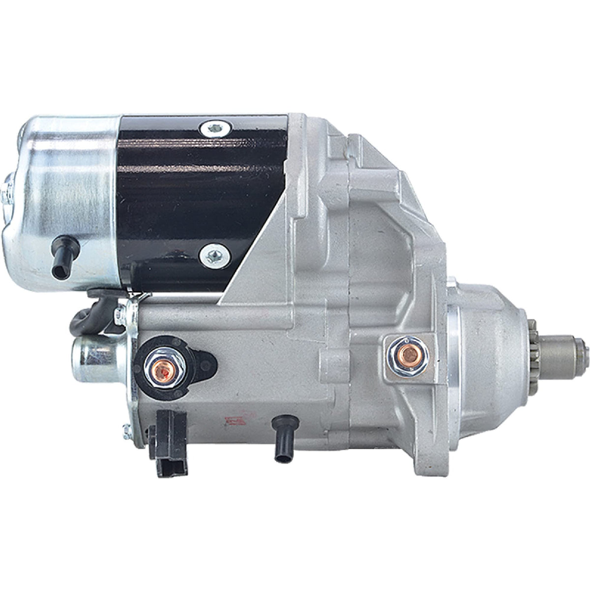 12V Starter Assembly 19616-63010 for Kubota Engine D1703M Excavator KX033-4 U35-4 - KUDUPARTS