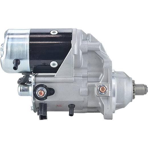 12V Starter Assembly 19616-63010 for Kubota Engine D1703M Excavator KX033-4 U35-4 - KUDUPARTS