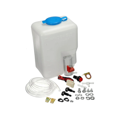 12V Universal 1.8L Windshield Washer Bottle Tank Pump Wiper System Reservoir Kit