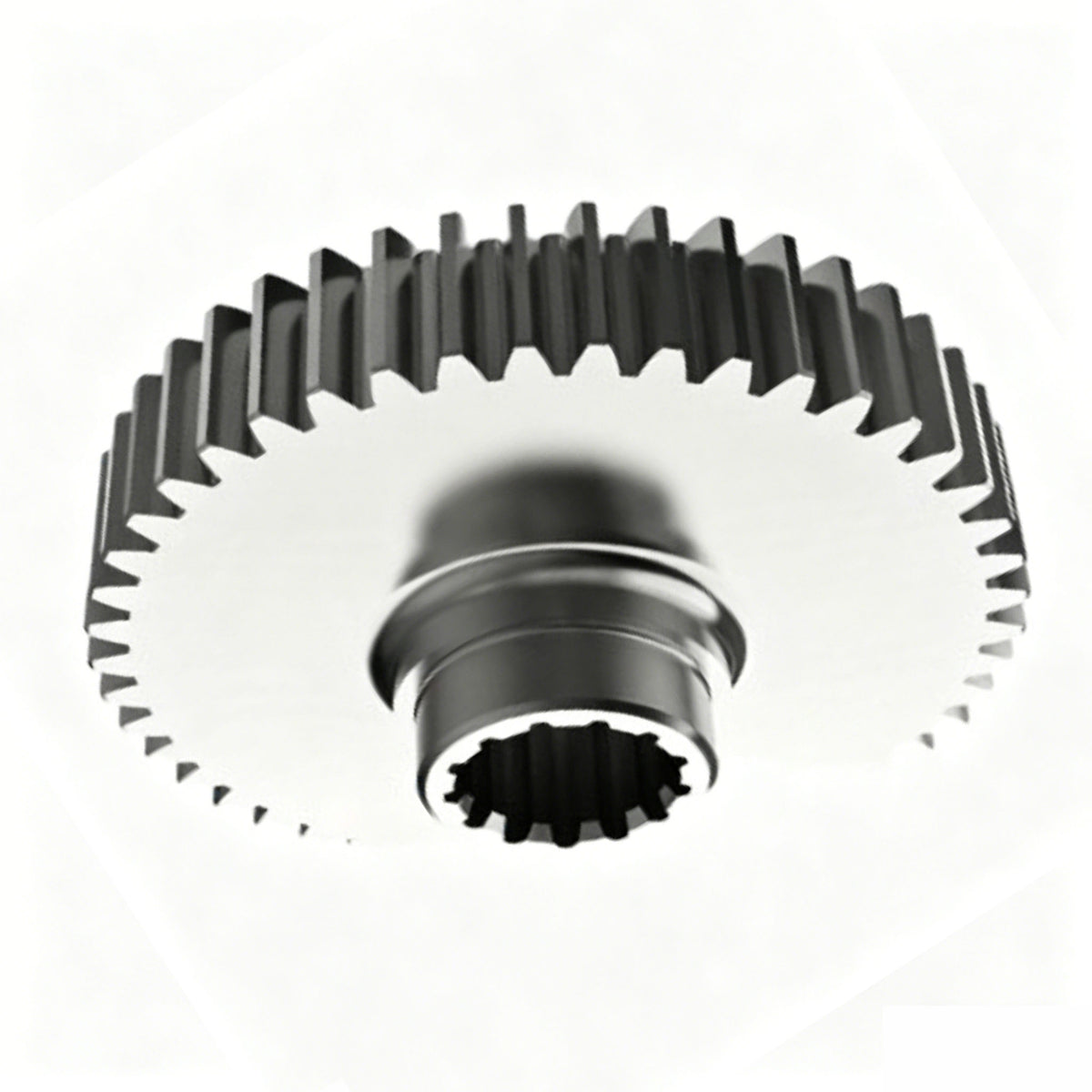 Spur Gear With Hub Extension YZ590119 for John Deere 4045 6068 Windrower 4990 4995 - KUDUPARTS