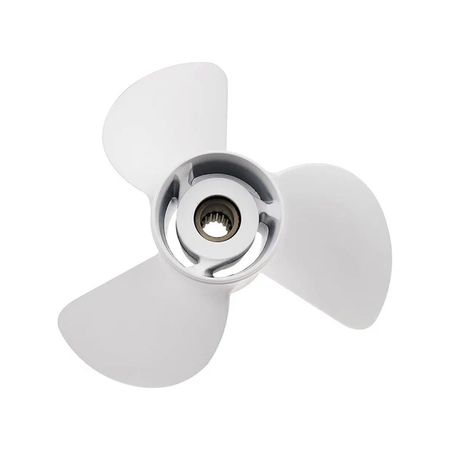 13 1/4" x 17" RH 3 Blade Propeller 6E5-45945-01-EL for Yamaha 50 60 70 75 80 85 90 100 115 130HP Gearcase Boat Engine - KUDUPARTS