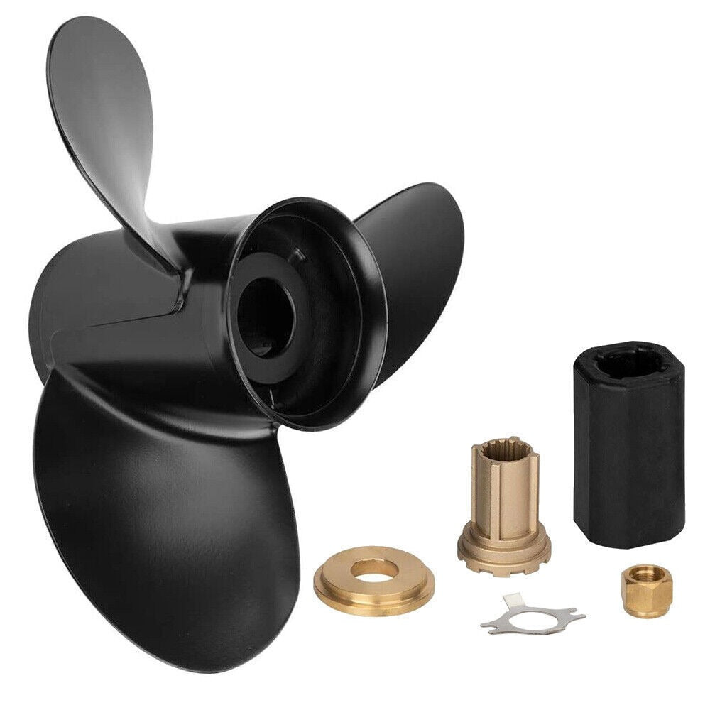 13" Diameter 19" Pitch 3 Blade Propeller Prop 48-77346A45 for Mercury 40HP 50HP 60HP 70HP 75HP 80HP 90HP 100HP 115HP 125HP 140HP 150HP - KUDUPARTS