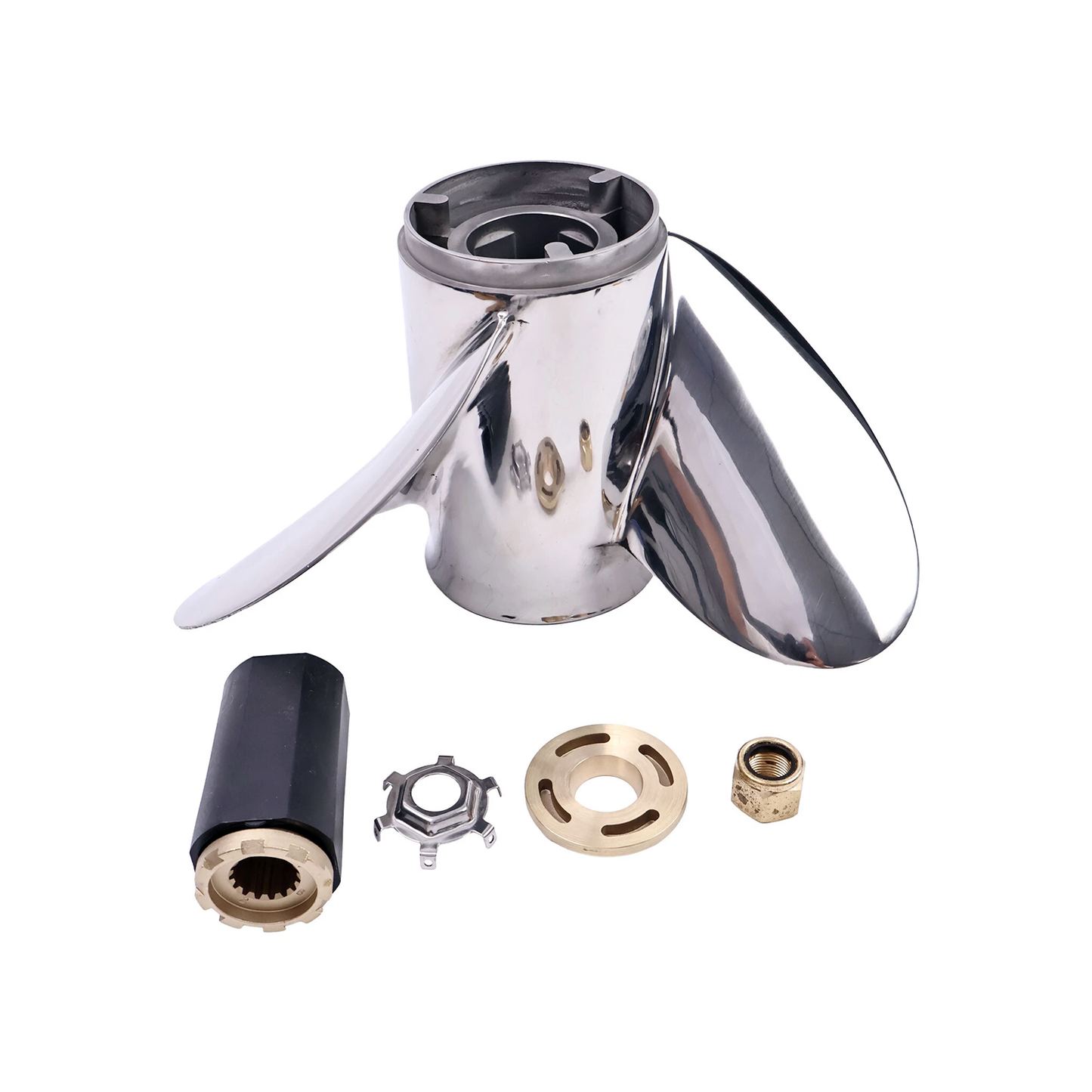 14 5/8 x 25 Pitch Right Tempest Plus Propeller Impeller 48-8M0151386 for Mercury Outboard 135-400HP Command Thrust 90-115HP Alpha Bravo One - KUDUPARTS