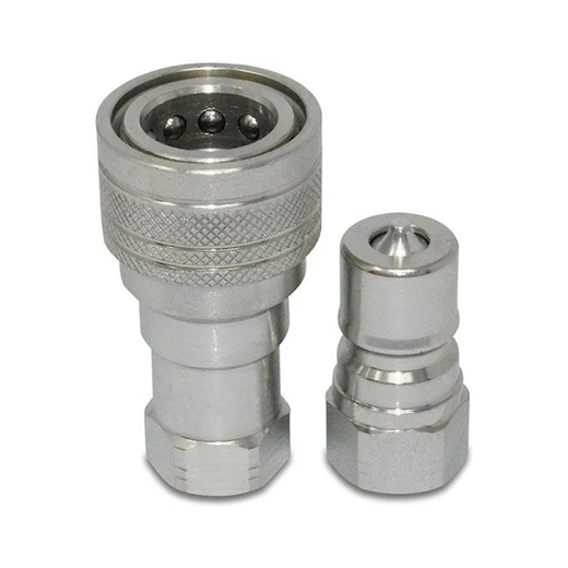 1/4" NPT Hydraulic Quick Coupler Set K2581-66220 7J612-66323 for Kubota BX1860 BX1870 BX2360 BX2370 BX25D LA211 LA243 LA403 LA504 LA534A - KUDUPARTS
