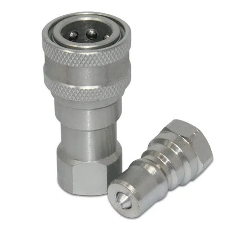 1/4" NPT Hydraulic Quick Coupler Set K2581-66220 7J612-66323 for Kubota BX1860 BX1870 BX2360 BX2370 BX25D LA211 LA243 LA403 LA504 LA534A - KUDUPARTS