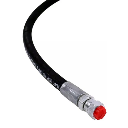1/4 x 36 Hydraulic Hose with Fjic End 56599 1304347 for Western MVP Plus MVP3 Fisher Homesteader LD RD HD Snow Plow - KUDUPARTS