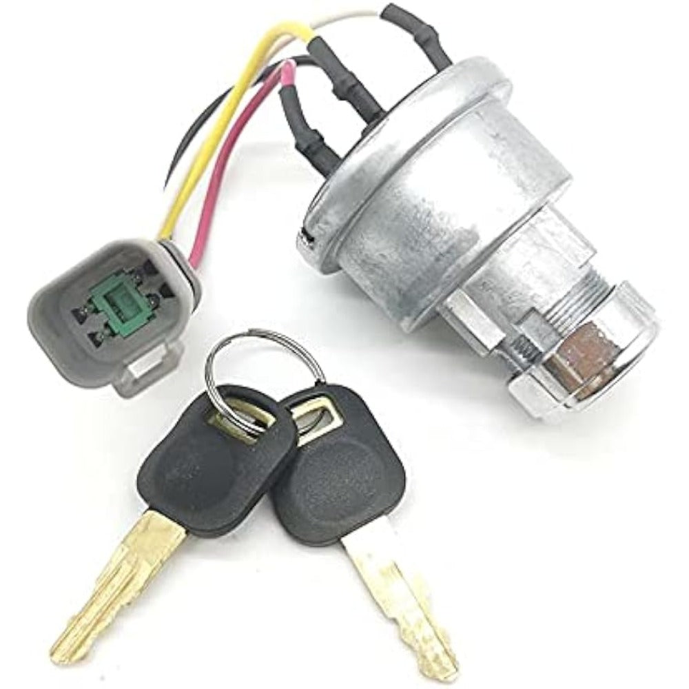 110-7887 467-8535 47031 Ignition Switch with 2 Keys for CAT Caterpillar 906H 906H2 906K 906M 415 415F2 IL 416 416F2 420 420XE D5R2 D6K D6K2 D6N 216B3 226B3 226D 226D3 232D 232D3 236B3 - KUDUPARTS
