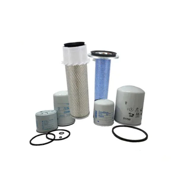 Maintenance Filter Kit for Kubota Engine V1902 New Holland Skid Steer Loader L553 - KUDUPARTS