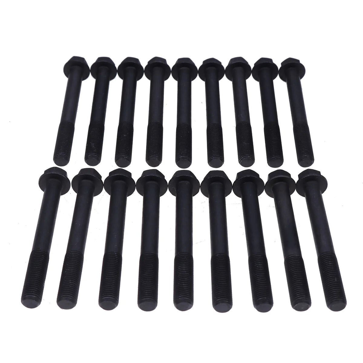 18Pcs Cylinder Head Bolt 19013-03450 for Kubota Engine V2403 V2203 V2003 - KUDUPARTS