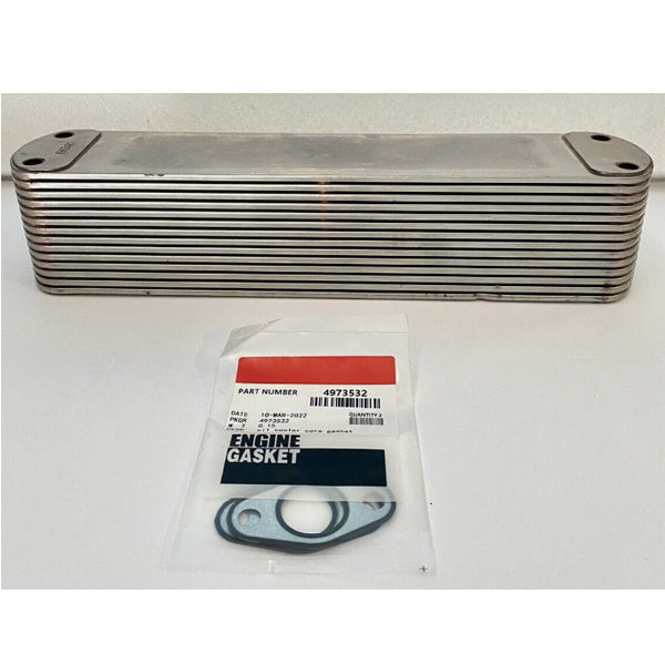 Oil Cooler 4965487 for Cummins ISX QSX ISX15 QSX15 – KUDUPARTS