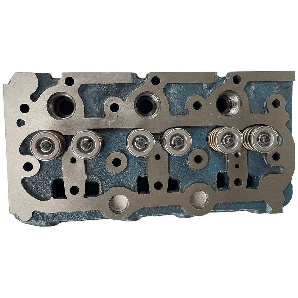 D750 Cylinder Head with Valve Compatible with Kubota D750 D750B Engine 220 320 Excavator Bobcat 453C 443 B5200 B7100 Tractor - KUDUPARTS