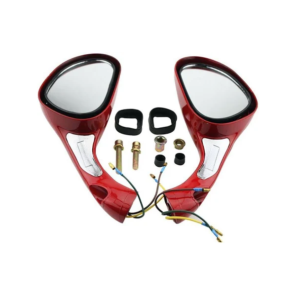 1 Pair 8mm Rearview Mirror for 50cc 70cc 90cc 110cc 125cc 150cc 250cc Scooters Moped Motorcycle