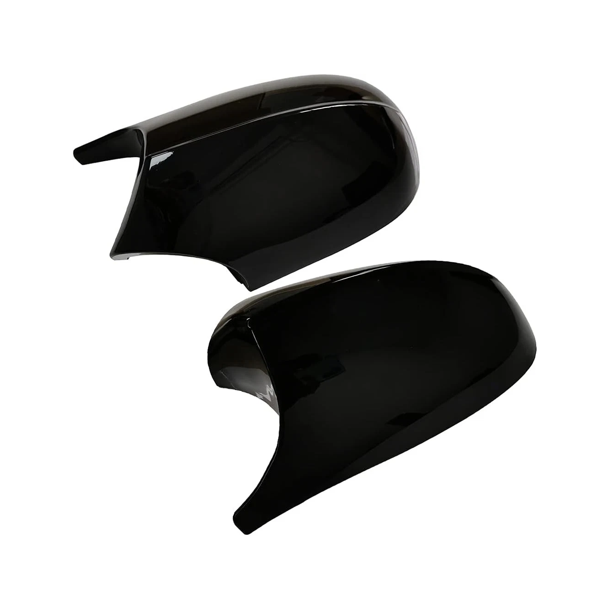 1 Pair Gloss Black M3 Style Side Mirror Cover Cap 51167205291 51167205292 for BMW E90 E92 E93 E82 323i 325i 328i 335i LCI 2009-2011