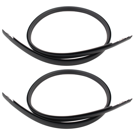1 Pair Right Left Roof Molding Trim 74306TR0A01 74316TR0A01 for Honda Civic Sedan 2012-2015 - KUDUPARTS