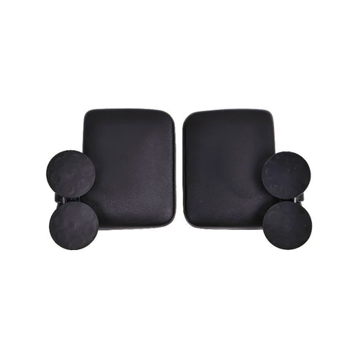 1 Pair Rubber Coated Magnetic Side Mirror 03RVM0001BBK for Kubota John Deere Forklift Tractor - KUDUPARTS