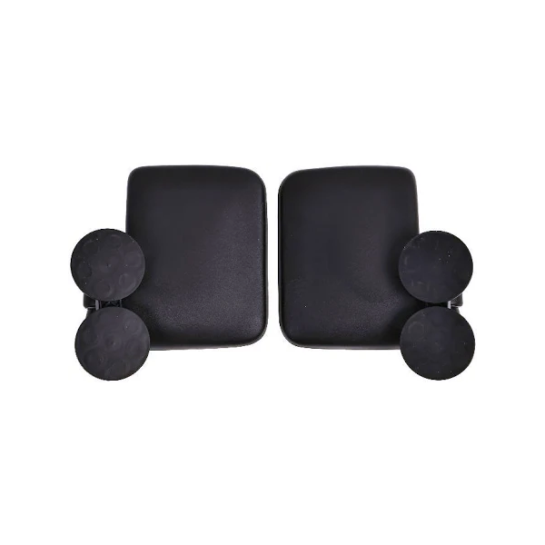 1 Pair Rubber Coated Magnetic Side Mirror 03RVM0001BBK for Kubota John Deere Forklift Tractor - KUDUPARTS