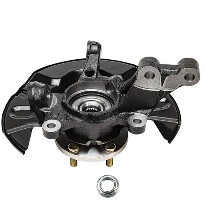 1 Pair Steering Knuckle with Wheel Hub Bearing KA698388 KA698389 for Toyota 2003-2008 Corolla - KUDUPARTS