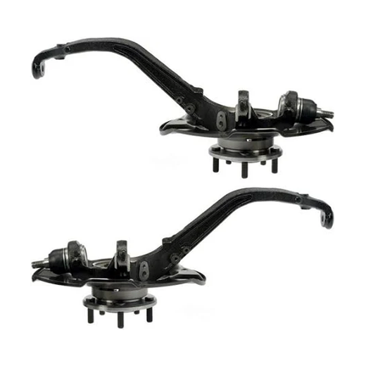 1 Pair Steering Knuckle with Wheel Hub Bearing KA698446 KA698447 for 2008-2014 Honda Accord TSX - KUDUPARTS