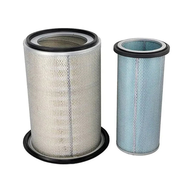 1 Set Air Filter 6128-81-7042 for Komatsu Engine 6D140-1 6D170-1 Excavator PC1600-1 PC1800-6 PC650-5 PC710-5 PC800-6 - KUDUPARTS