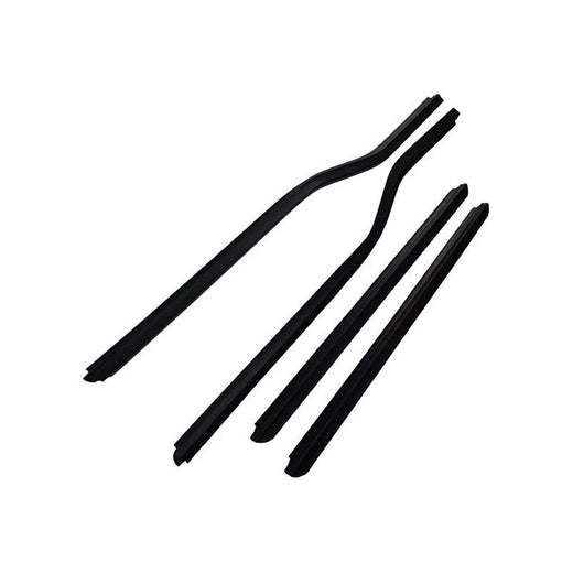 1 Set Door Window Belt Weatherstrip F81Z-2625596-AA for Ford F250 F350 F450 F550 Excursion - KUDUPARTS