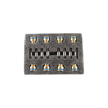 1 juego de empujador de válvula piloto 2436U1277S211 para excavadora Kobelco SK120 SK200-6 SK210LC-6E SK250 SK300 SK400