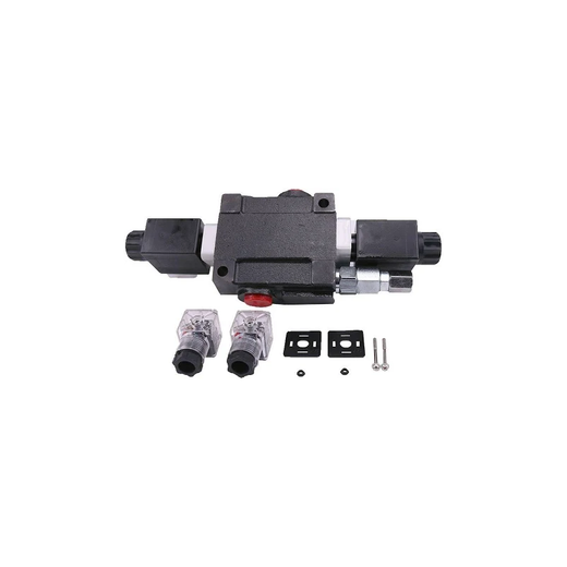 1 Spool Solenoid 12V DC Hydraulic Control Valve Double Acting HCV-S1x13 for Valve 13 GPM 3600 PSI - KUDUPARTS