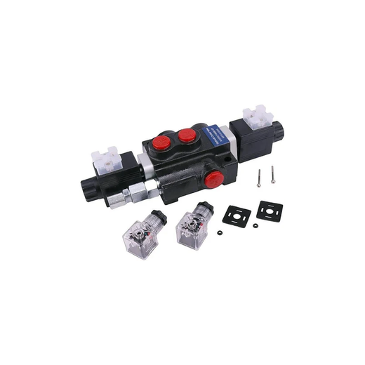1 Spool Solenoid 12V DC Hydraulic Control Valve Double Acting HCV-S1x13 for Valve 13 GPM 3600 PSI - KUDUPARTS