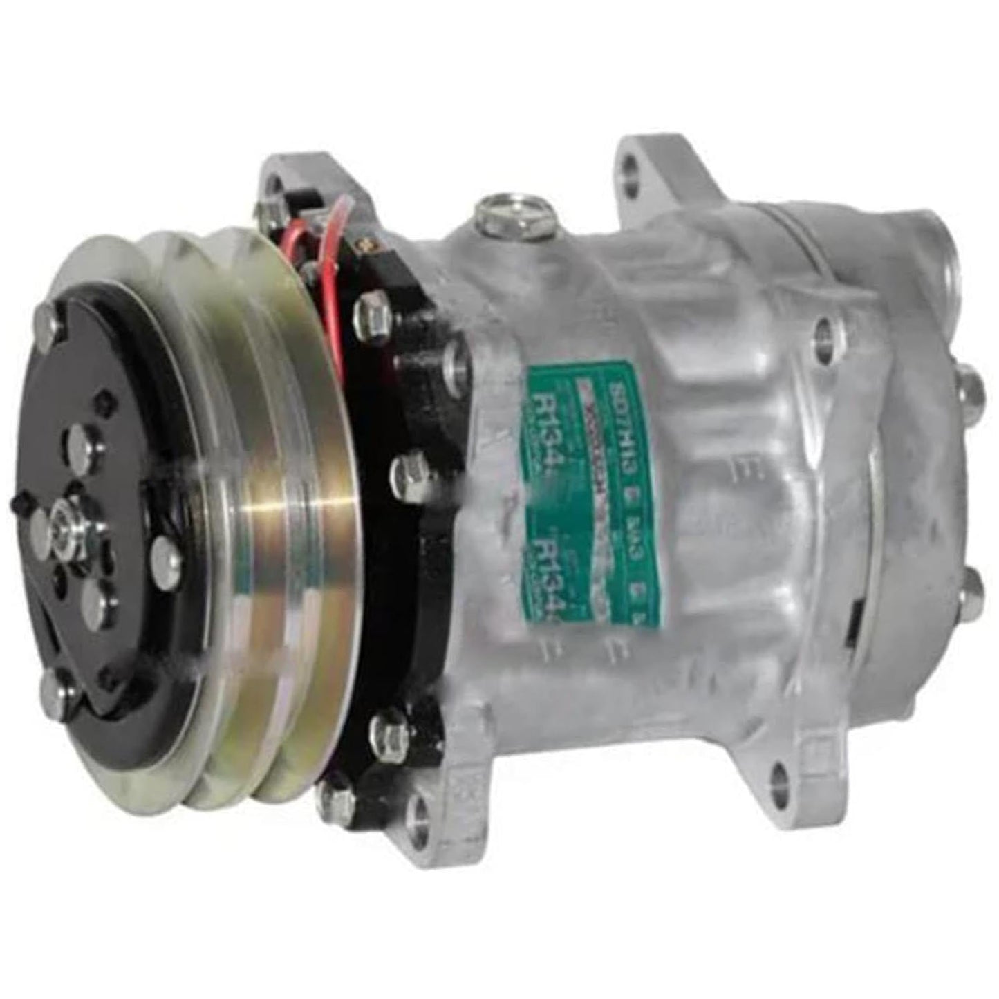 12V 2PK 125mm SD7H13 A/C Compressor VOE14525502 for Volvo Excavator ECR58 ECR88 EC55C EC60E ECR58 EW60C