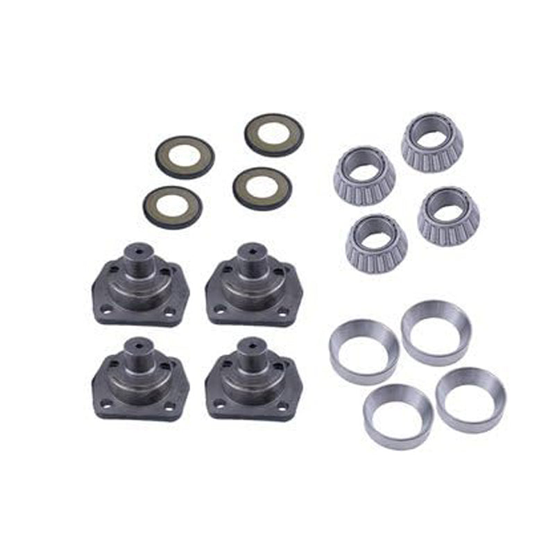 4 Pieces Trunnion Assembly Repair Kit 458/20061 453/30401 904/06700 907/08300 for JCB Loader 2CX 2CXL 2CXS 2CXSL 2CXU 2DX 3CX 3C 4C 4CN - KUDUPARTS