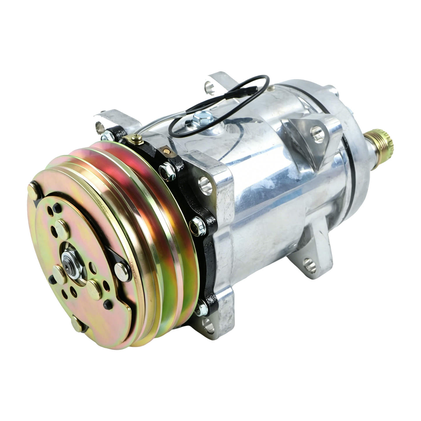 SD7H15 A/C Compressor 83972170 for Ford New Holland Tractor 5110 5610 6410 6610 - KUDUPARTS