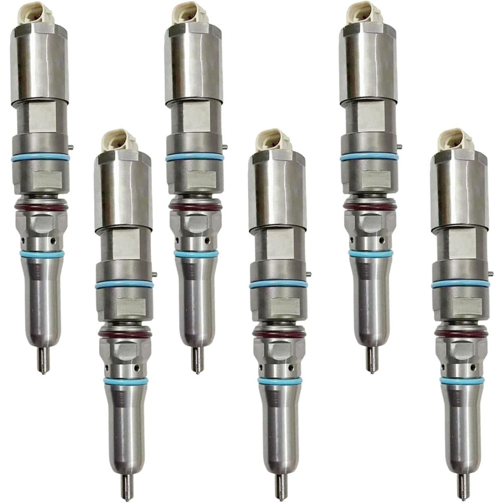 6 Pcs Fuel Injector 456-3544 20R-5079 for Caterpillar CAT Engine C7 - KUDUPARTS