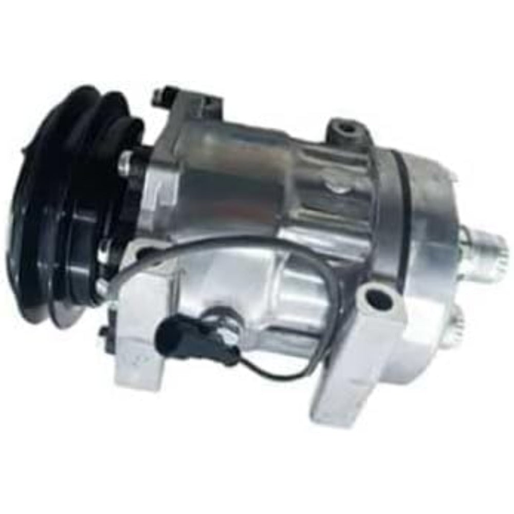 SD7H15 A/C Compressor 87634118 for New Holland Wheel Loader W110B - KUDUPARTS
