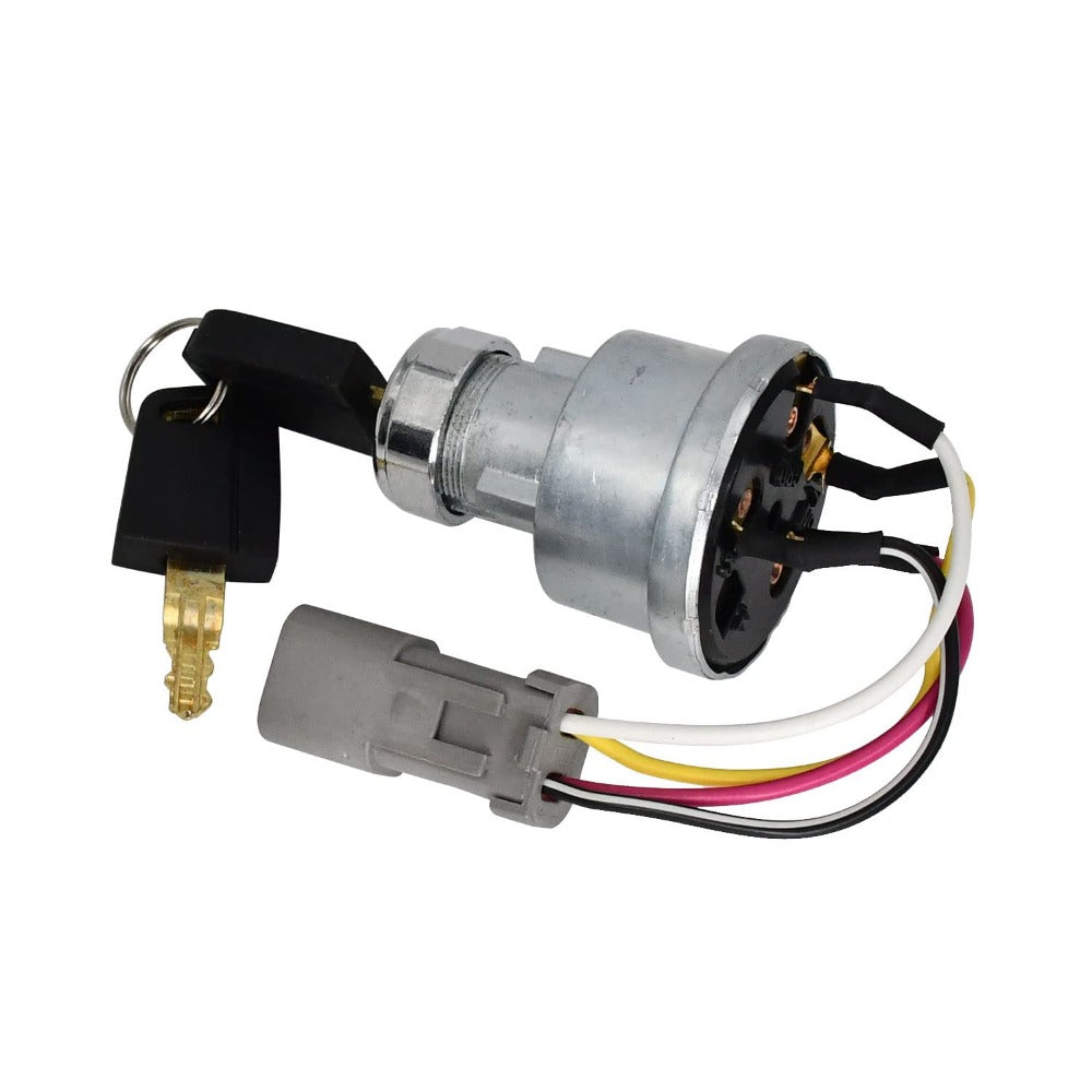 Ignition Switch 142-8858 With 2 Keys for Caterpillar CAT Loader 906 257B 267B 268B 420D - KUDUPARTS