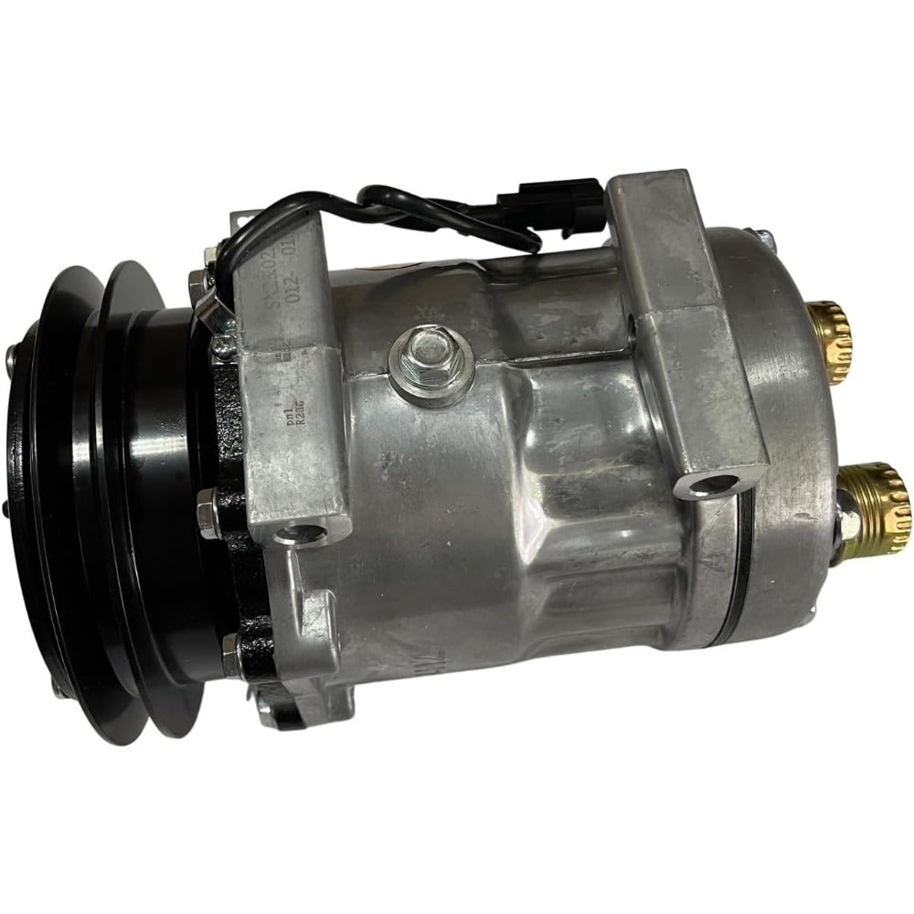 SD7H15 Air Conditioning Compressor 84159489 for Ford New Holland Telehandler LM415A LM425A LM425A LM435A LM445A - KUDUPARTS