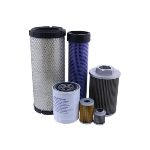 Maintenance Filter Kit for Kubota KX121-3 Mini Excavator - KUDUPARTS