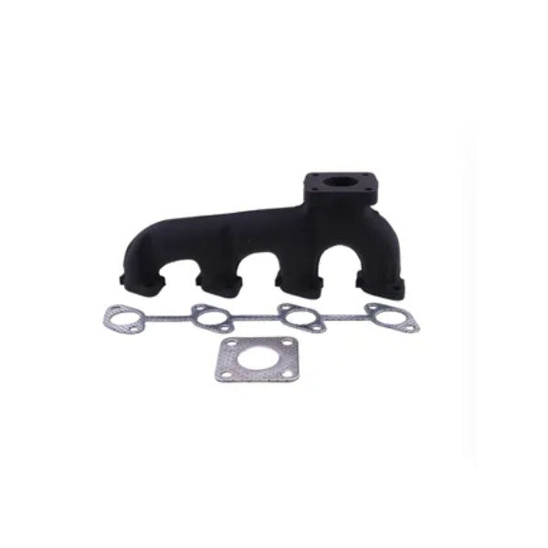 4 Cylinder Exhaust Manifold 16616-12312 With Gasket for Kubota Engine V1505 V1305 - KUDUPARTS