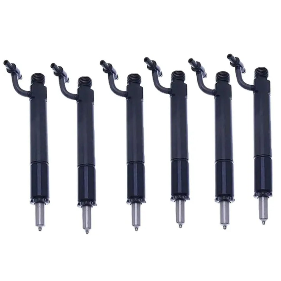 6pcs Fuel Injectors 675967C91 631571C91 Compatible with Case-IH 966 1066 1086 1466 1486 1566 1568 1586 3688 4166 4186 815 1440 (Ship to US Only)