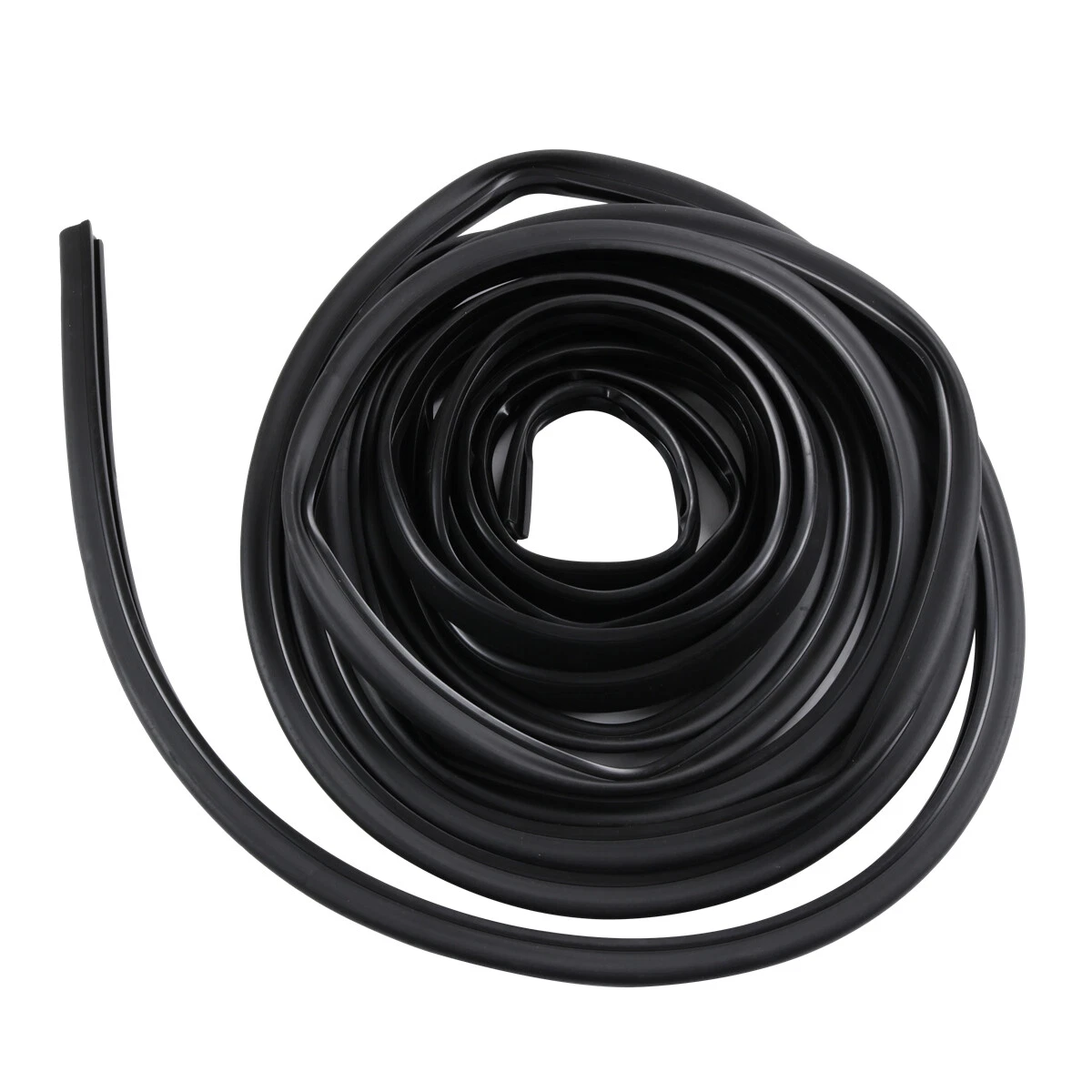 1 x 2.1 x 25' RV Slide Out Seal 018-341 for RV Camper Slideout System Black Rubber - KUDUPARTS