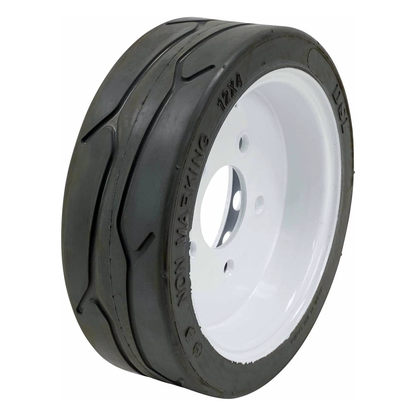 Roue moulée grise 200 x 8 (modèle 152040) pour élévateur à ciseaux Skyjack SJ3219 3015 SJ3215