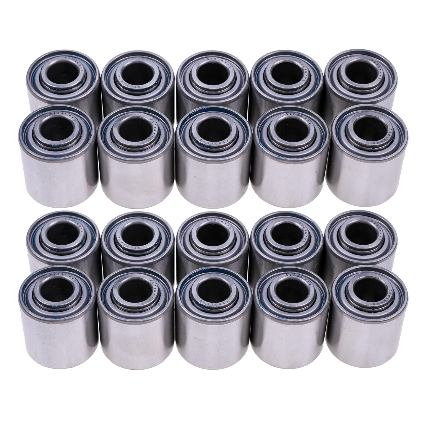 20 Pieces Wheel Bearing 5203KYY2 AN212132 324461A1A1 for John Deere Planter 1560 1565 1590 1690 7000 7100 7200 7300 CASE 1200 - KUDUPARTS
